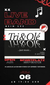 Livemusik mit Tri & Olé @ Sportplatz