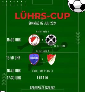 LÜHRS-CUP @ Sportplatz